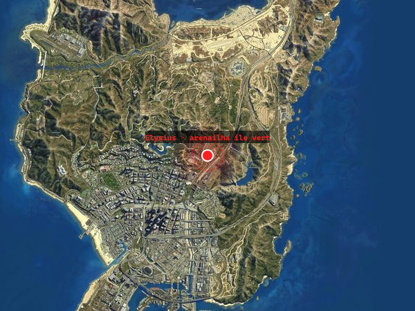 Arenailha Ile Vert — Mapa Elysius
