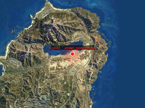 Prompt Sandy Beaches — Mapa Elysius