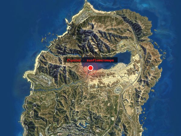 Sunflowersmaps — Mapa Elysius