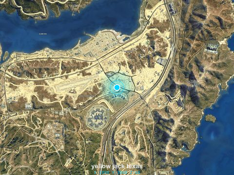 Yellow Jack Texas — Mapa Elysius